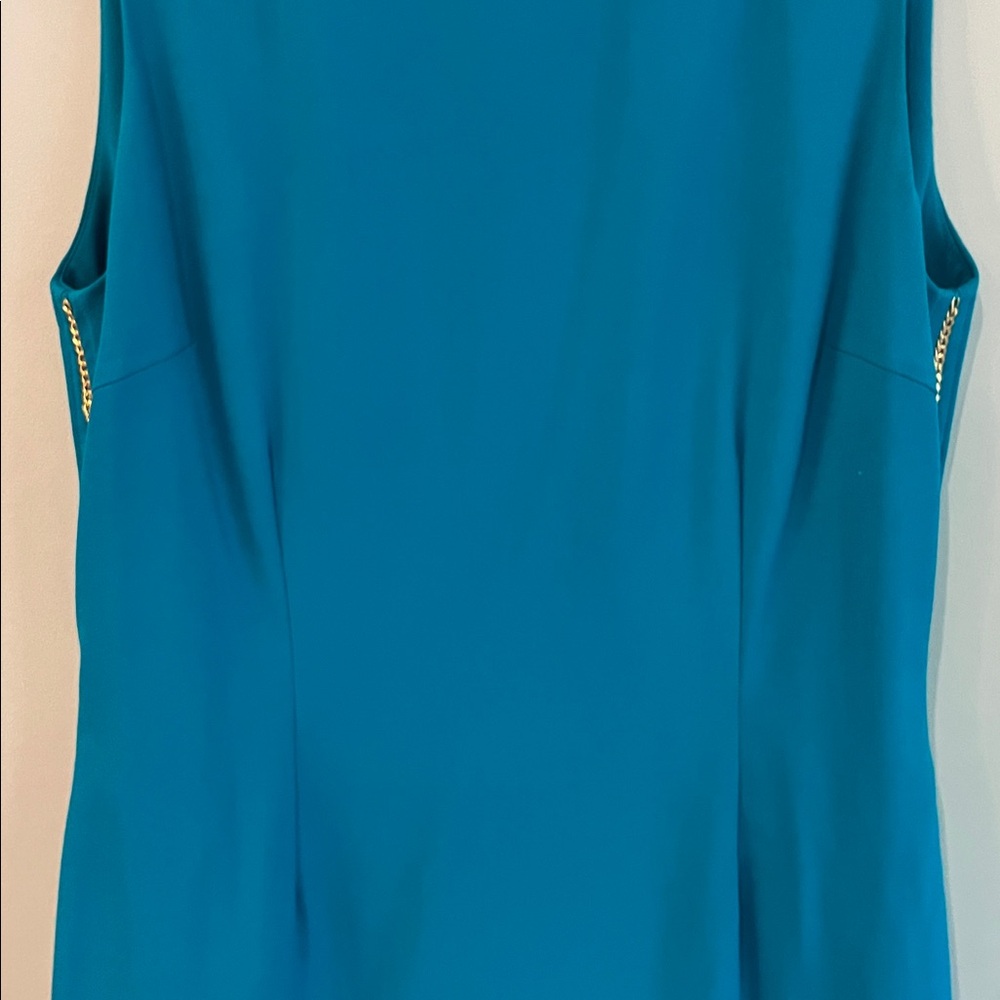 Calvin Klein Turquoise Sleeveless Dress - Picture 3 of 9